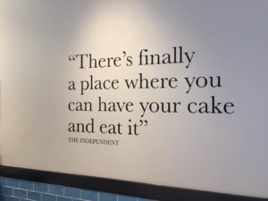 Image of Script Lettering at Leon Restaurant in Moorgate, London. Signs Installed by Avon Signs